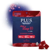 GOODNIGHT CHERRY DEEP SLEEP ROSIN GUMMIES - 100 mg - 10 Pack