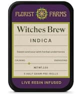 Florist Farms | Witches Brew | Live Resin Infused Pre-Roll | 5 Pack | 2.5g