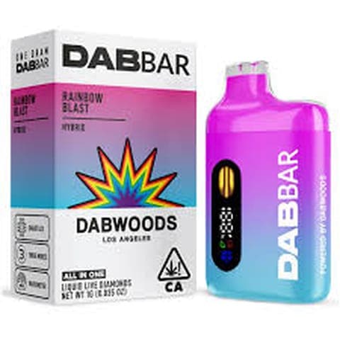 Dabwoods | Rainbow Blast | Liquid Diamonds | All In One | Hybrid | 1g