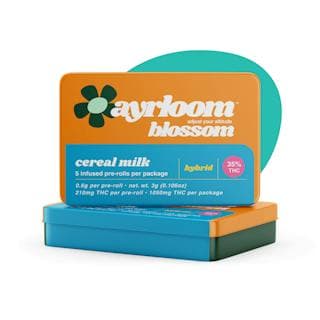 ayrloom | Cereal Milk Infused Pre-Roll | 5 Pack | 3g