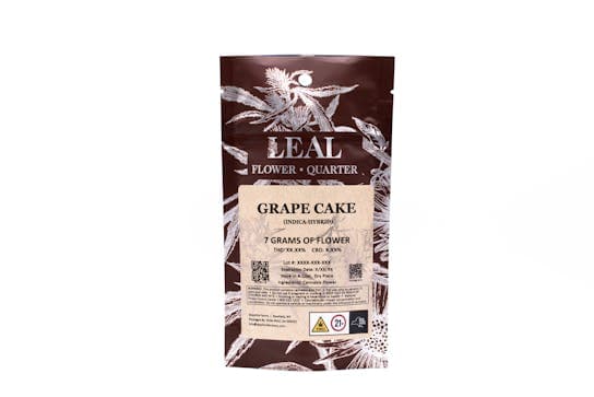 Leal | Grape Cake | Flower | 7g