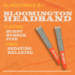 Bloomington Headband - 2ct Pre Rolls