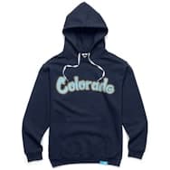 Cookies- Colorado Script Hoodie- Navy/Baby Blue- LG