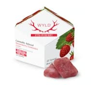 WYLD- STRAWBERRY 20:1 CBD:THC 10PC (1MG/10MG) GUMMY [H]
