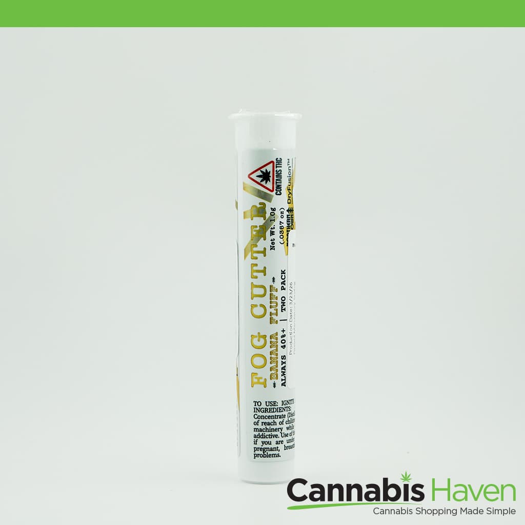 Fog Cutters Banana Fluff .5g-2pk INF Prerolls