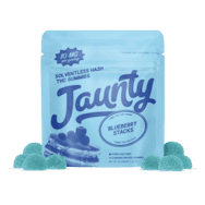 363 Jaunty 100mg Hash Gummies - Blueberry Stacks (H)