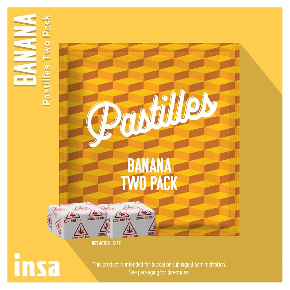 Banana [2pk] (20mg THC per Pastille)