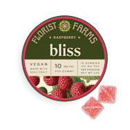 Florist Farms | Raspberry Gummies | Bliss | 100mg
