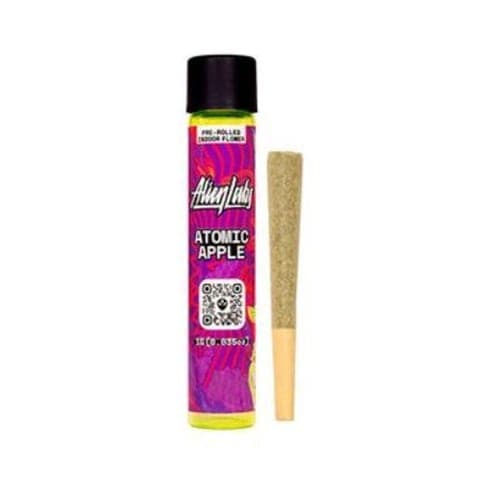 ALIEN LABS - INDOOR PREROLL - ATOMIC APPLE - 1G