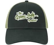 Green Lady Trucker Hat - Black/Olive