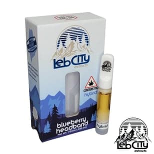Leb City | Blueberry Headband | Distillate | 1g | Cart