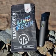 Team Green - Grape Gas - Live Resin Disposable Vape
