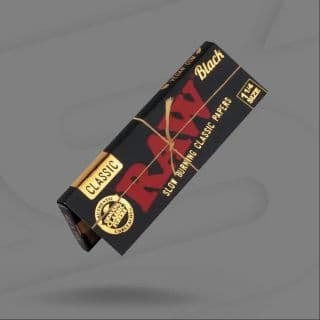 Black 1 1/4 Rolling Papers