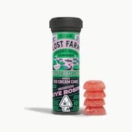 Kiva Lost Farm Rosin Gummies - Ice Cream Cake - Watermelon 100mg
