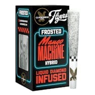 Claybourne Co Flyers Frosted Mango Machine Hybrid Infused Preroll 5pk 2.5g