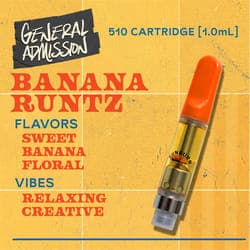 Banana Runtz - 1g Distillate Vape Carts