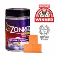 Zonked Pineapple Dreamz THC;CBD;CBN + Melatonin Gummies 100mg