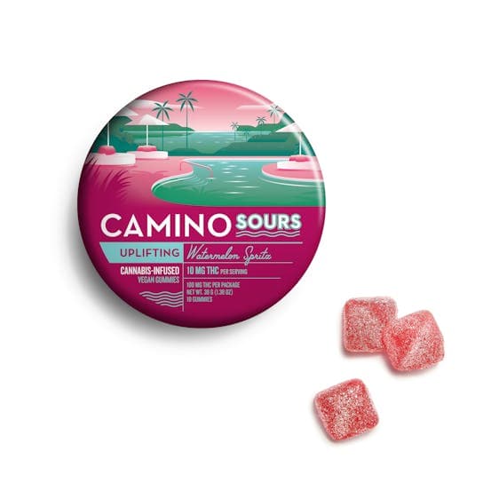Camino Sours | Watermelon Spritz | Gummies 10 Pack | 100mg