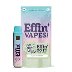 Effin' Do It! Game On Cherry 7:1 THC:THCV Disposable Vape
