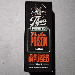 Frosted - Infused Pre-roll - 2.5g - 5ct Durban Poison