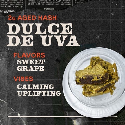 Dulce De Uva - 2g Aged Hash Concentrate