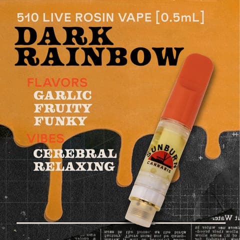 Dark Rainbow - 0.5g Live Rosin Cartridge