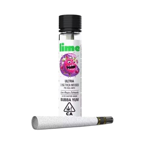 Lime | Bubba Yum | Ultra | 2.15g Infused Preroll