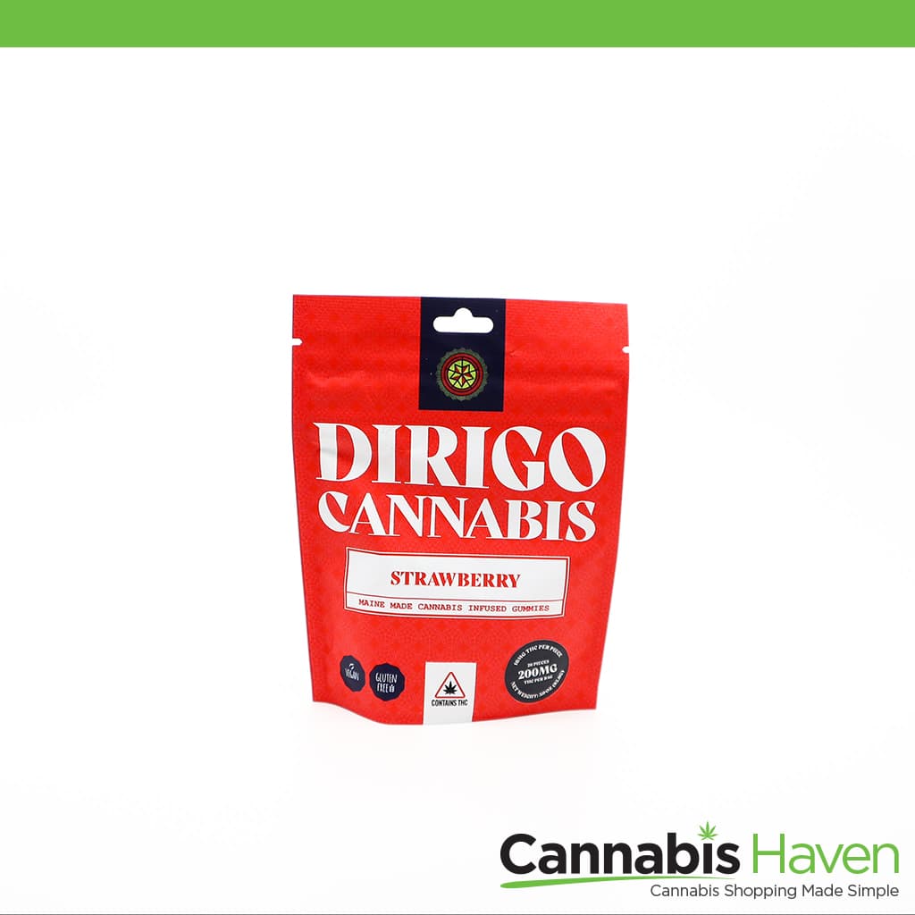 Dirigo Cannabis Strawberry 200mg Gummy