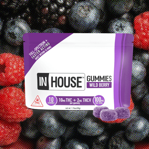 In House | Gummies - Wild Berry Fast Acting | 10mg /10 pack