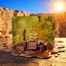 Dark Chocolate Sativa 20mg THC 10-Pack