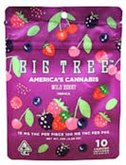 Big Tree | Wild berry | Indica | 10pk | 100mg