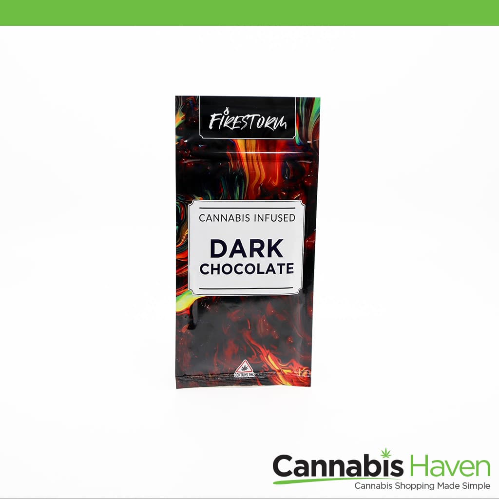 Firestorm Dark Chocolate Bar 100mg