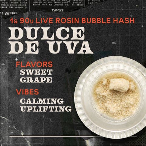 Dulce De Uva - 1g Bubble Hash Concentrate