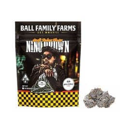 BALL FAMILY FARMS - INDOOR FLOWER - NINO BROWN - 4G