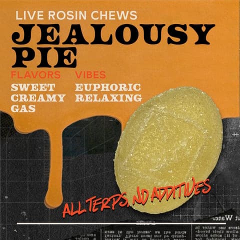 Jealousy Pie 100mg 10pk - Live Rosin Chews