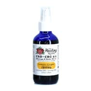 The Healing Rose | Lemon Ginger CBD CBG Massage & Body Oil | 1500MG