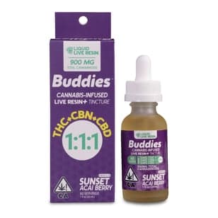 1:1:1 Sunset Acai Berry [30ml] (300mg CBD/300mg THC/300mg CBN)