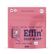 Effin' Deep Sleep Dreamy Dark Cherry Indica 2:2:1 THC:CBN:CBD - 10 Pack