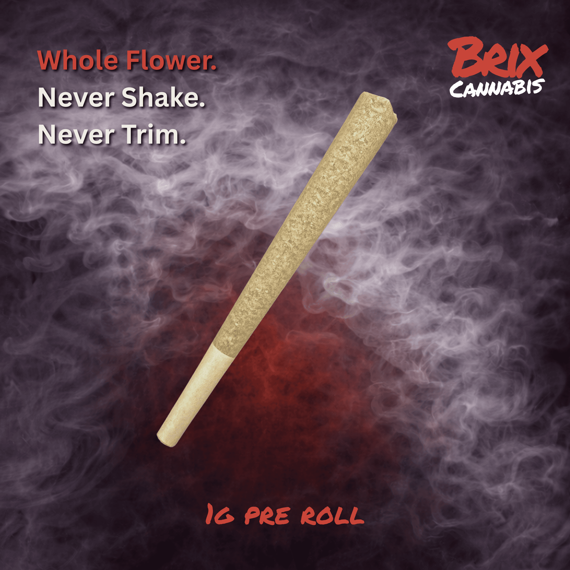 BRIX Cannabis - Afgooey (I) 1g Pre-Roll 1pk (1g) C0101000503