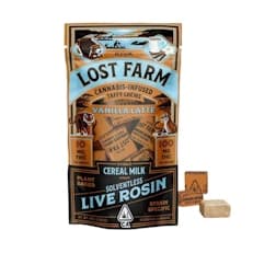 LOST FARM VANILLA LATTE ROSIN CHEW - 100 mg - 10 Pack