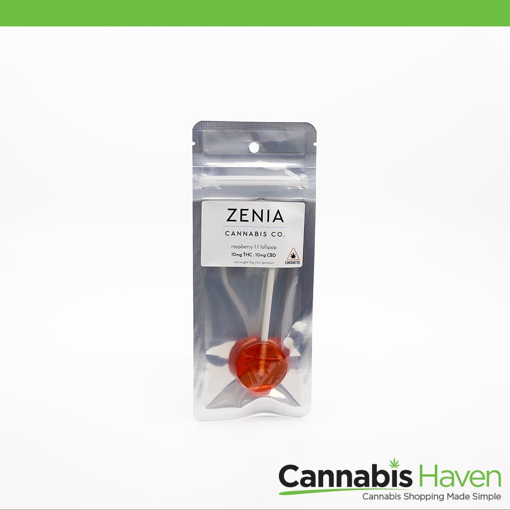 Zenia 1:1 Raspberry Lolli 10mg