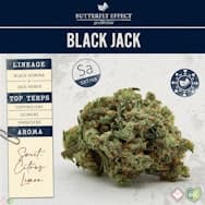 Butterfly Effect | Black Jack | 3.5g Flower [Sativa]