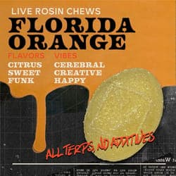 Florida Orange 100mg 10pk - Live Rosin Chews