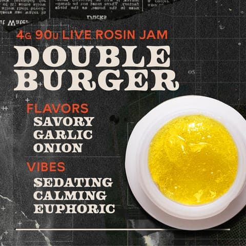 Double Burger Jam 4g Live Rosin Concentrate
