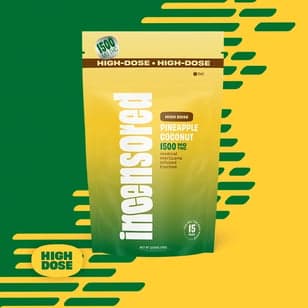 Pineapple Coconut High Dose [15pk] (100mg THC per Troche)