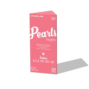 1:1:1 Lychee Lime Pearls [10pk] (10mg THC/10mg THCV/10mg CBC per troche)