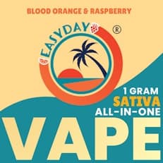 Blood Orange and Raspberry Disposable Vape | 1g | Sativa