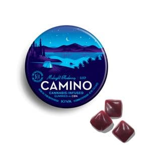 Camino Midnight Blueberry 5:1 THC:CBN Gummies