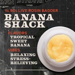 Banana Shack Badder 1g Live Rosin Concentrate