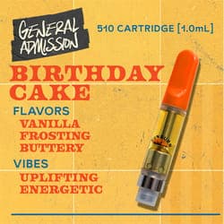 Birthday Cake - 1g Distillate Vape Carts